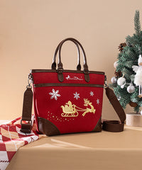 Montana West Christmas Tote Bag – Santa’s Sleigh Edition (Gift Wrapped)