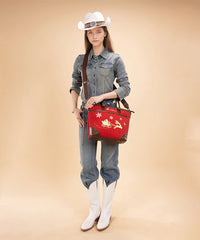 Montana West Christmas Tote Bag – Santa’s Sleigh Edition (Gift Wrapped)