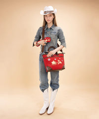 Montana West Christmas Tote Bag – Santa’s Sleigh Edition (Gift Wrapped)