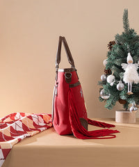 Montana West Christmas Tote Bag – Santa’s Sleigh Edition (Gift Wrapped)