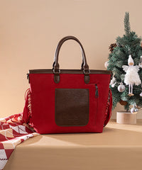 Montana West Christmas Tote Bag – Santa’s Sleigh Edition (Gift Wrapped)