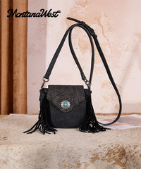 Montana West Flap Fringe Crossbody Purse