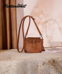 Montana West Flap Fringe Crossbody Purse