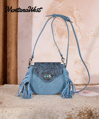 Montana West Flap Fringe Crossbody Purse