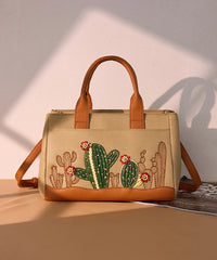 Montana West Cactus Embroidered Top Handle Tote in TN