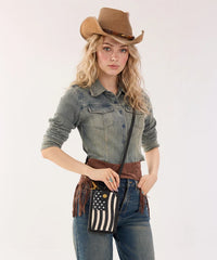 Montana West American Pride Phone Crossbody Bag