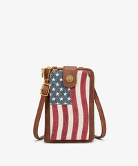 Montana West American Pride Phone Crossbody Bag