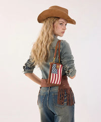 Montana West American Pride Phone Crossbody Bag