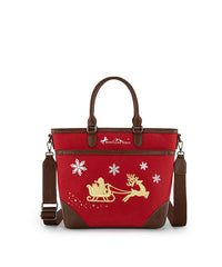 Montana West Christmas Tote Bag – Santa’s Sleigh Edition (Gift Wrapped)