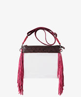 VIP DEAL | Montana West Western Fringe Clear Crossbody Bag