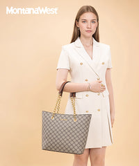 Montana West Chain Handle Carry All Tote Bag - Limited Stock