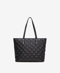 VIP DEAL | Montana West Quilted Tote Bag for Women Large Shoulder Bag Fashion Handbags with Top Zipper