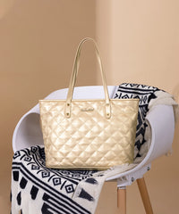 VIP DEAL | Montana West Quilted Tote Bag for Women Large Shoulder Bag Fashion Handbags with Top Zipper