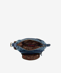 Montana West Stone Wash Hobo/Crossbody