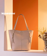 VIP DEAL | Montana West Tote Bag for Women Handbag Shoulder Top-handle Purses with Zipper