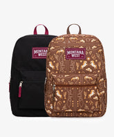 Montana West Print Backpack 2Pcs Set - Limited Stock
