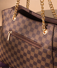 Montana West Chain Tote Bag