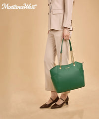 Montana West Chain Tote Bag