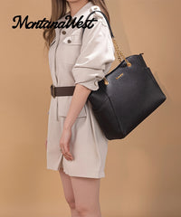 Montana West Chain Tote Bag