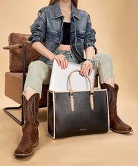 Wrangler laptop tote bag in Black