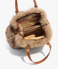 Montana West Plush Faux Fur Bag - Limited Stock