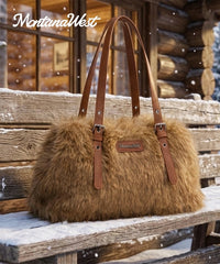 Montana West Plush Faux Fur Bag - Limited Stock