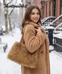 Montana West Plush Faux Fur Bag (Pre-Order)