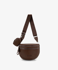 Montana West Dual Zipper Bum Bag in Coffee
