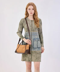 Montana West Top-Handle Crossbody Bag in BR