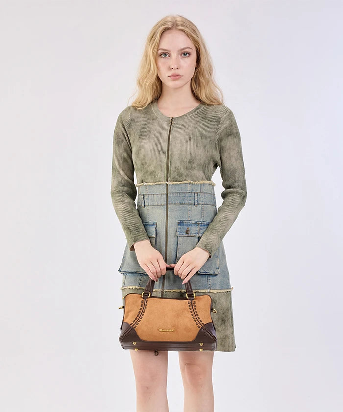Montana West Top-Handle Crossbody Bag in BR