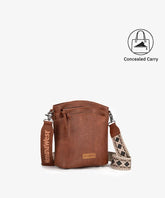 Montana West Double Compartments Crossbody Purse