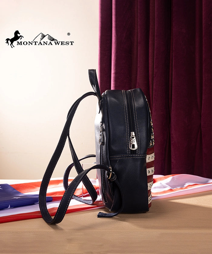 Montana West American Pride Concealed Carry Backpack Navy