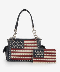Montana_West_American_Pride_Concealed_Satchel Set_Navy