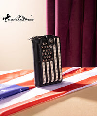 Montana West American Pride Phone Purse Black