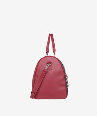 Montana West American Flag Studded Bag | Weekender Travel Duffle Bag in red