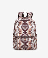 Montana West Aztec Print Diaper Bag Backpack Brown