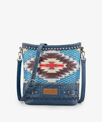 Montana West Aztec Printed Concealed Carry Crossbody Purse Jean