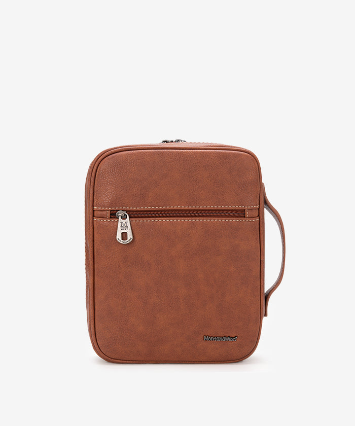 Montana West Aztec Western Bible Cover Brown