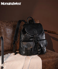 Montana West Buckle Backpack Black