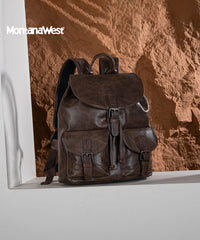 Montana West Buckle Backpack Coffee