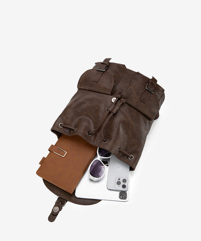 Montana West Buckle Backpack Coffee