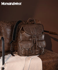 Montana West Buckle Backpack Coffee
