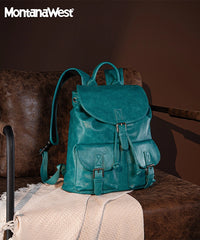 Montana West Buckle Backpack Turquoise