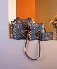 Montana West Embroidered Aztec Jean Denim Collection