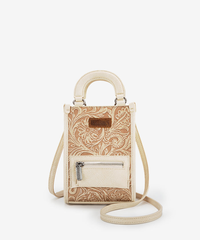 Montana West small crossbody phone purse in Tan