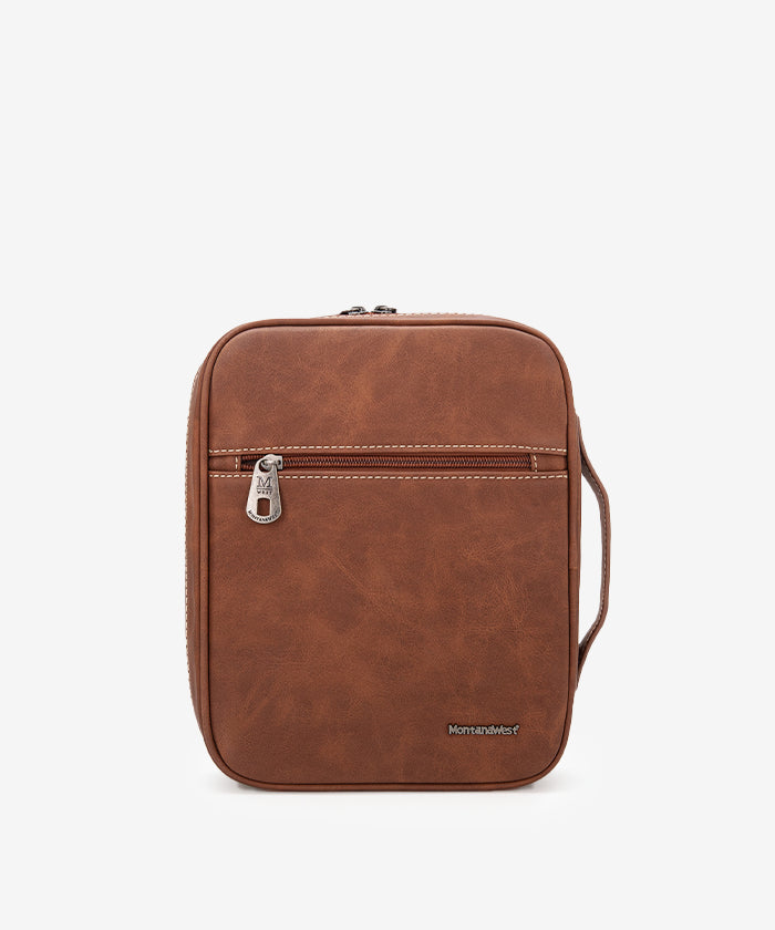 Montana West Vintage Western Bible Cover Brown