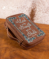 Montana West Vintage Western Bible Cover Brown1