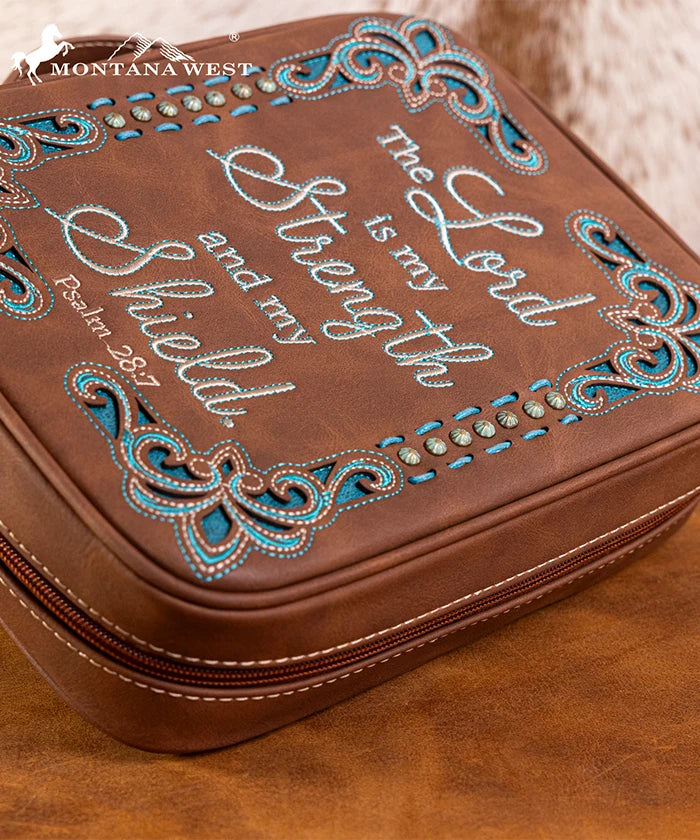 Montana West Vintage Western Bible Cover Brown