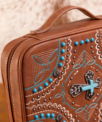 Montana West Vintage Western Bible Cover Brown