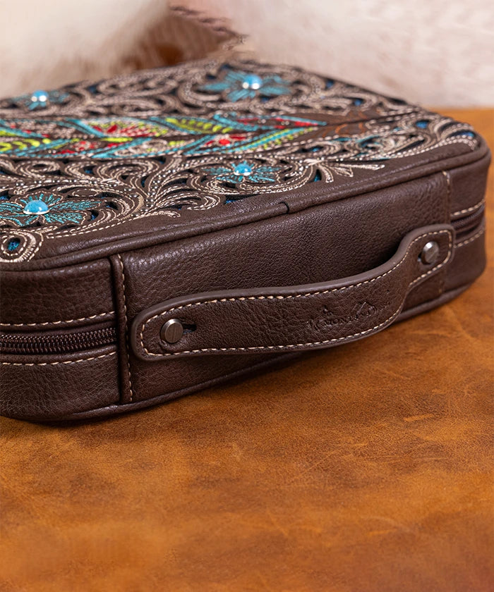 Montana West Vintage Western Bible Cover Brown
